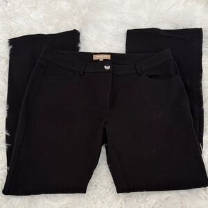 Micheal Kors Black Market Black Straight Leg Pants